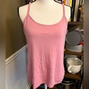 Apt. 9 Women's Pink Sleep Tank with Built in Bra